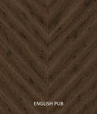 Parchet stratificat stejar, Chevron 12x100x600 mm, Clasa Rustic, ENGLISH PUB