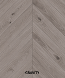 Parchet stratificat stejar, Chevron 12x100x600 mm, Clasa Rustic, GRAVITY