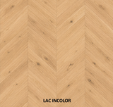 Parchet stratificat stejar, Chevron 12x100x600 mm, Clasa Rustic, LAC INCOLOR