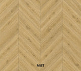 Parchet stratificat stejar, Chevron 13x150x850 mm, Clasa Rustic, MIST