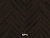 Parchet stratificat stejar, Chevron 12x100x600 mm, Clasa Rustic, RAVEN