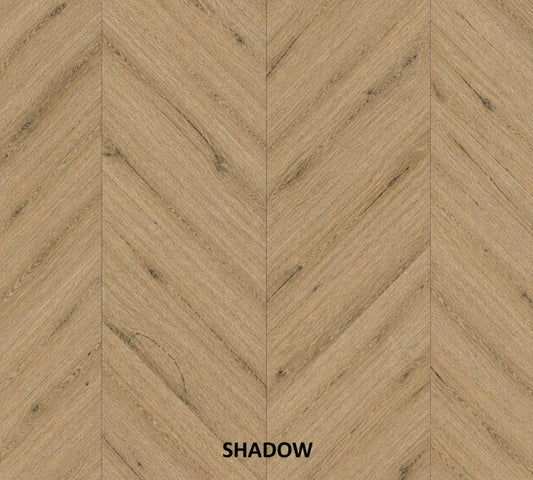 Parchet stratificat stejar, Chevron 12x100x600 mm, Clasa Rustic, SHADOW