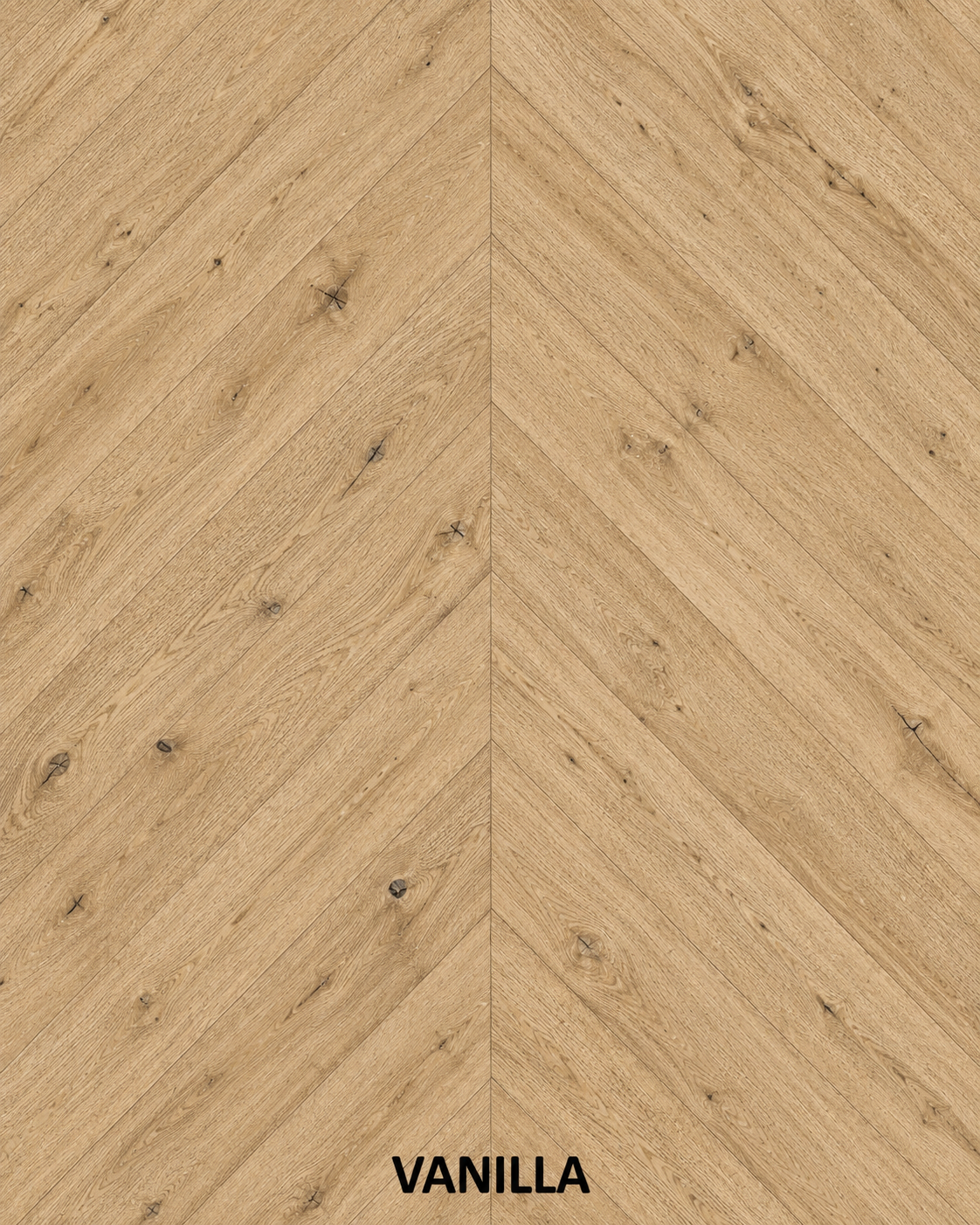 Parchet stratificat stejar, Chevron 12x100x600 mm, Clasa Rustic, VANILLA