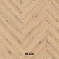 Parchet stratificat stejar, Herringbone 13x100x500 mm, Clasa Rustic, BEIGE