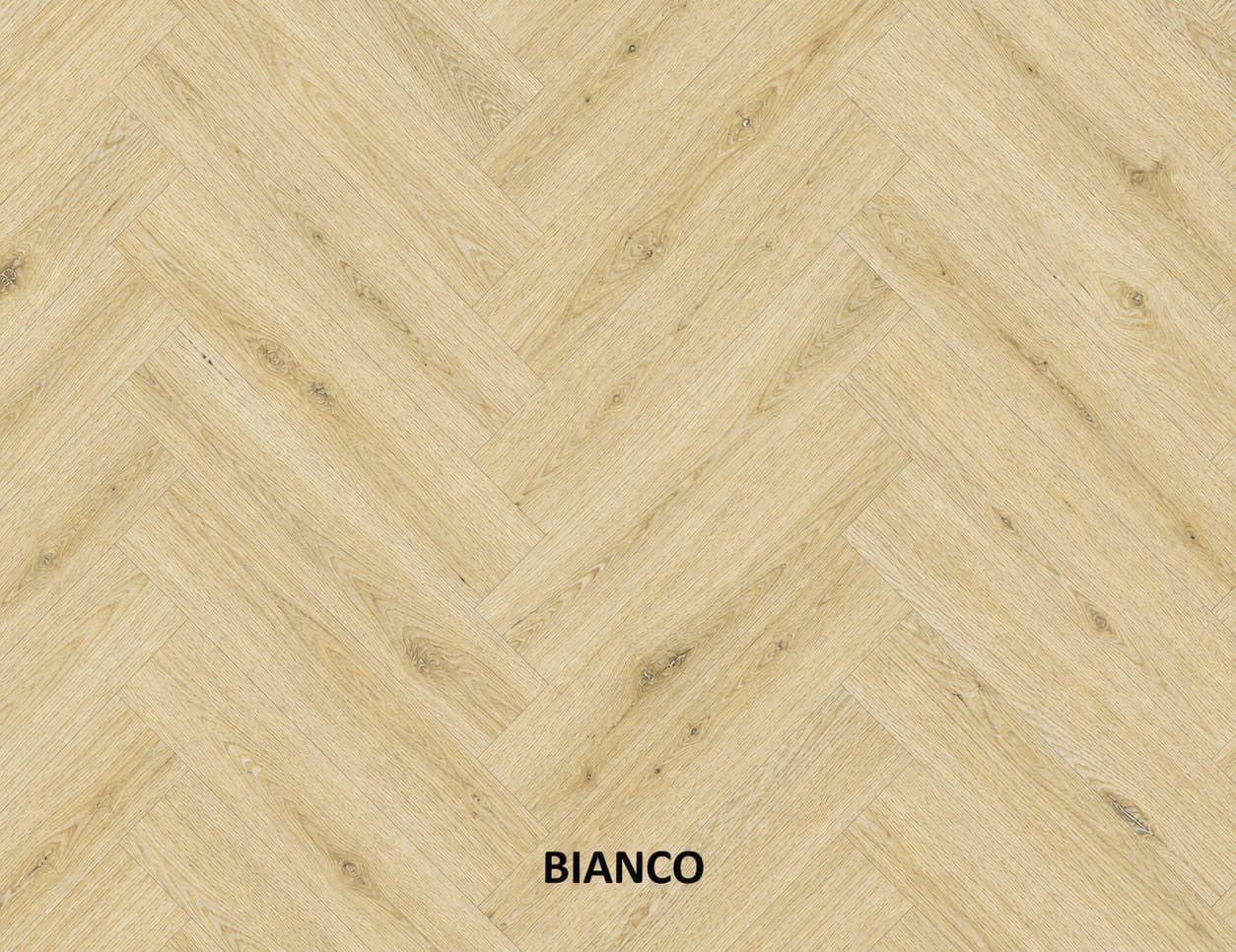 Parchet stratificat stejar, Herringbone 13x150x665 mm, Clasa Rustic, BIANCO