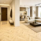 Parchet stratificat stejar, Herringbone 13x150x665 mm, Clasa Rustic, BIANCO