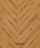 Parchet stratificat stejar, Herringbone 13x150x665 mm, Clasa Rustic, FERRA
