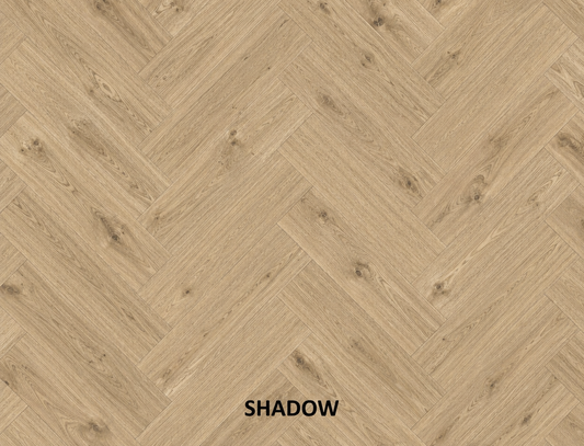 Parchet stratificat stejar, Herringbone 11x100x500 mm, Clasa Rustic, SHADOW