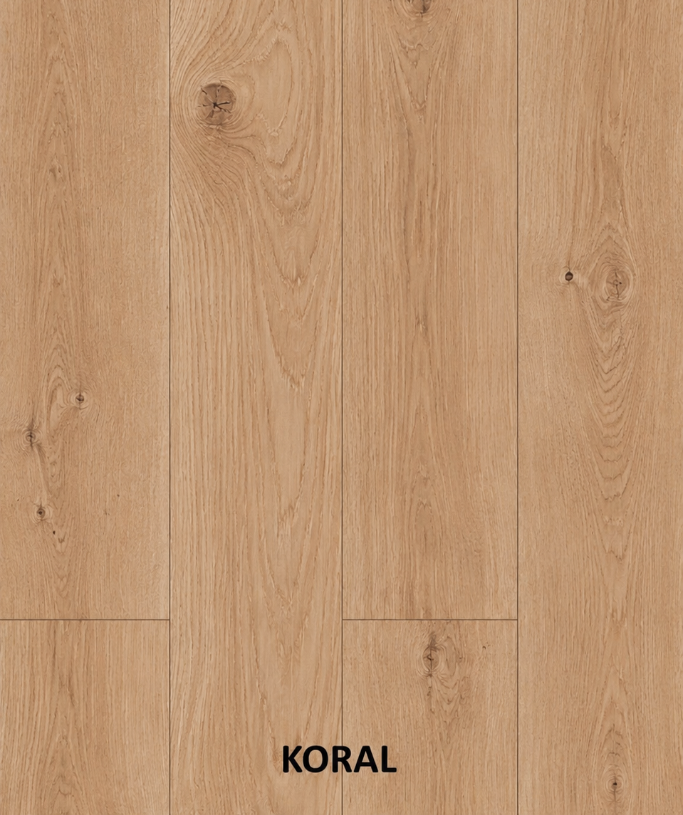 Parchet stratificat stejar, Mega Profi 13x180x2200 mm, Clasa Rustic, KORAL