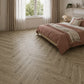 Parchet stratificat stejar, Herringbone 11x100x500 mm, Clasa Rustic, ASH GREY