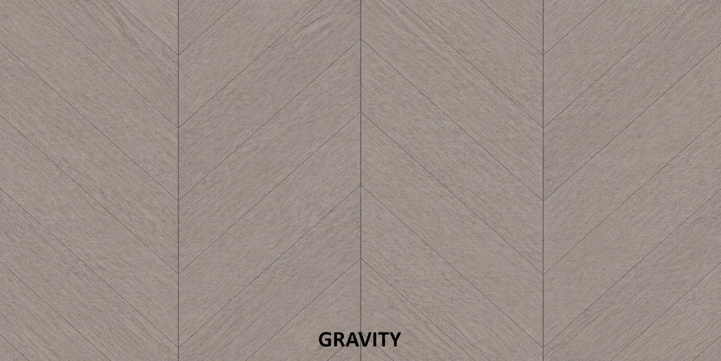 Parchet stratificat stejar, Chevron 13x150x850 mm, Clasa Select, GRAVITY
