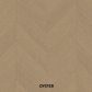 Parchet stratificat stejar, Chevron 12x100x600 mm, Clasa Select, OYSTER
