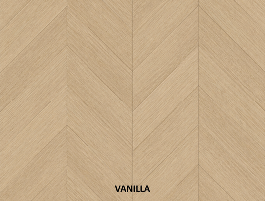 Parchet stratificat stejar, Chevron 12x100x600 mm, Clasa Select, VANILLA