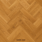 Parchet stratificat stejar, Herringbone 11x120x600 mm, Clasa Select, DARK OAK