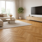 Parchet stratificat stejar, Herringbone 11x120x600 mm, Clasa Select, DARK OAK