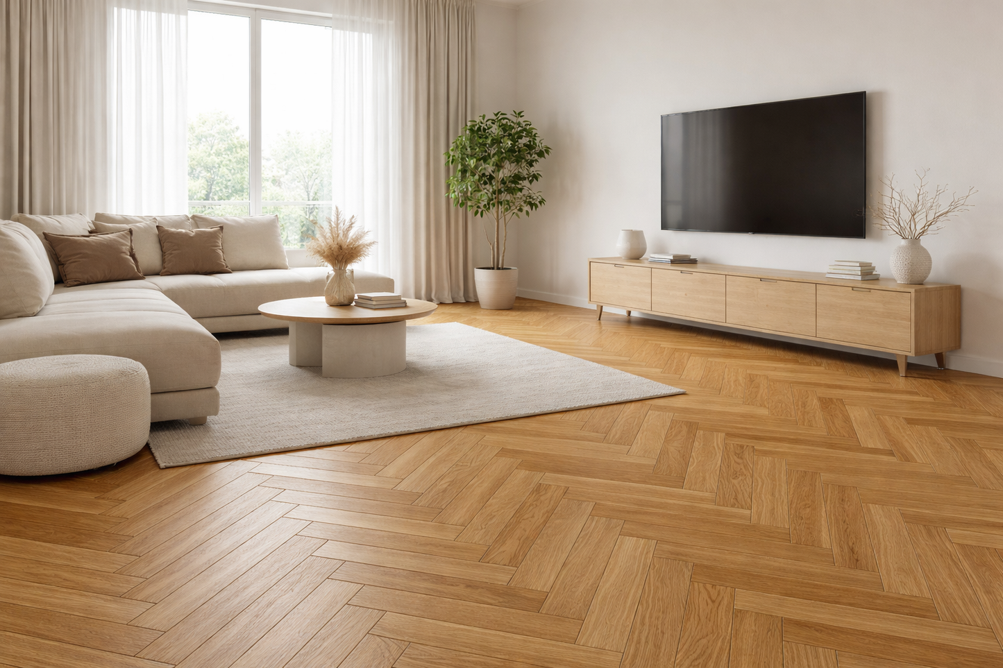 Parchet stratificat stejar, Herringbone 11x120x600 mm, Clasa Select, DARK OAK