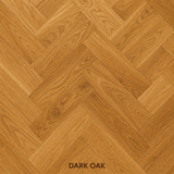 Parchet stratificat stejar, Herringbone 11x120x600 mm, Clasa Select, DARK OAK