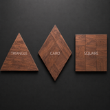 Panou decorativ 2D TRIANGLE, CARO, SQUARE, Nuc American