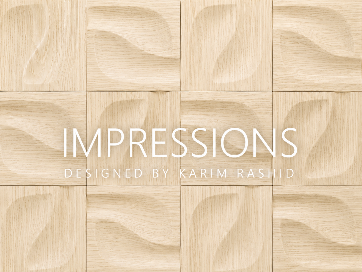 Panou decorativ 3D IMPRESSIONS de Karim Rashid