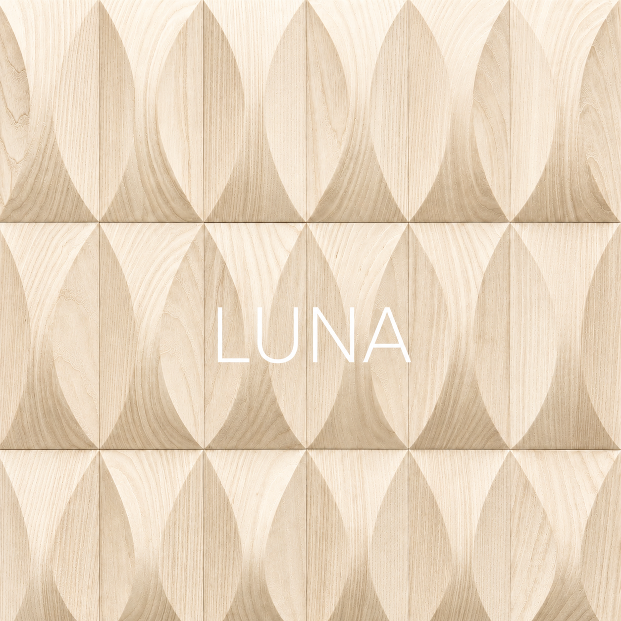 Panou decorativ 3D LUNA, Frasin