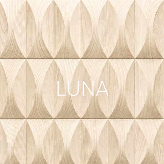 Panou decorativ 3D LUNA, Frasin