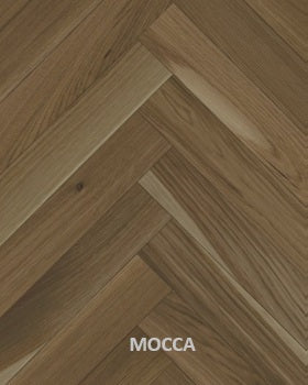 Parchet stratificat stejar, Herringbone 11x100x500 mm, Clasa Natur, MOCCA