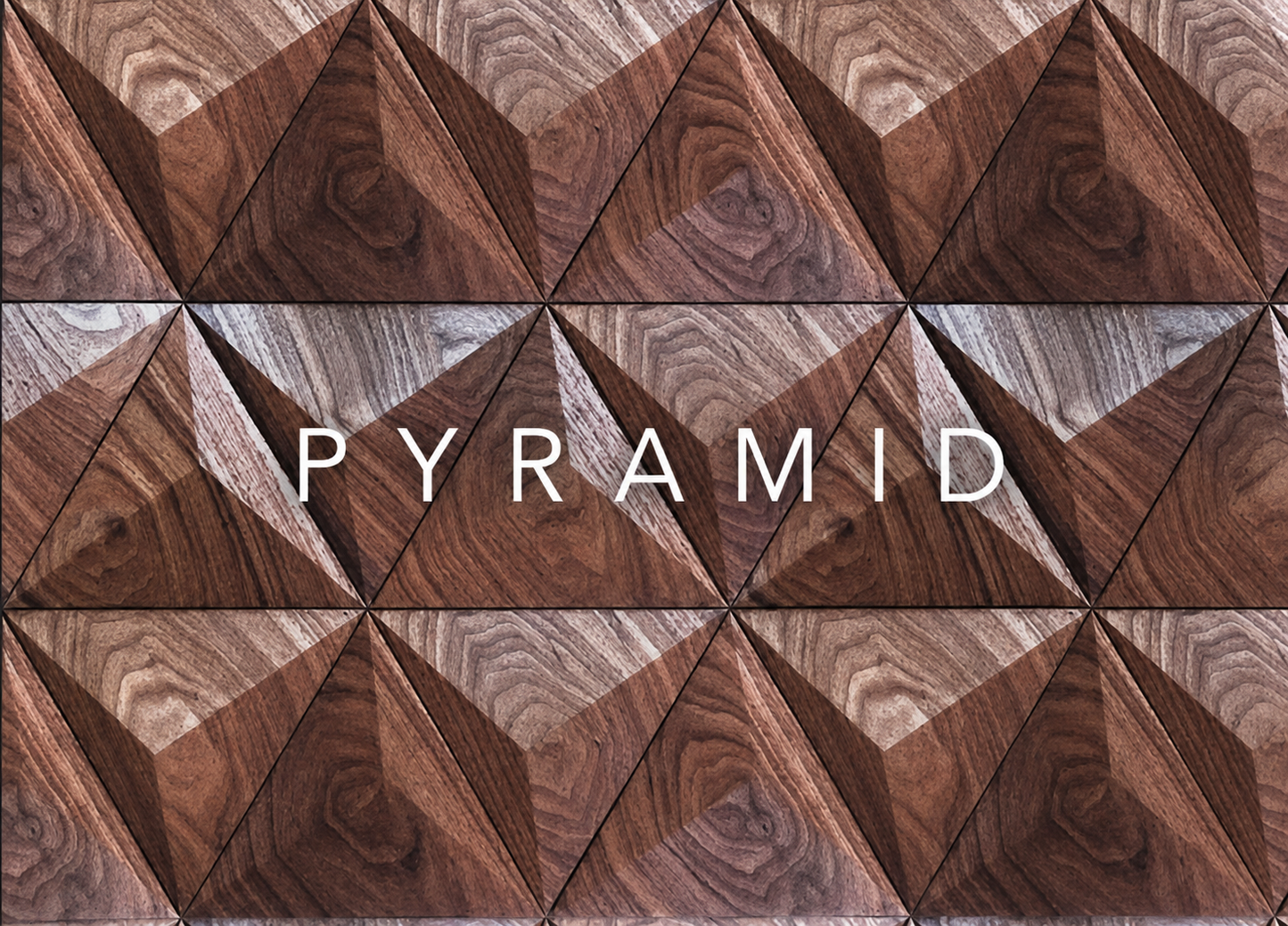 Panou decorativ 3D PYRAMID, Nuc American
