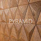 Panou decorativ 3D PYRAMID, Stejar