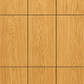 Panou decorativ 2D TRIANGLE, CARO, SQUARE, RECTANGLE - Stejar