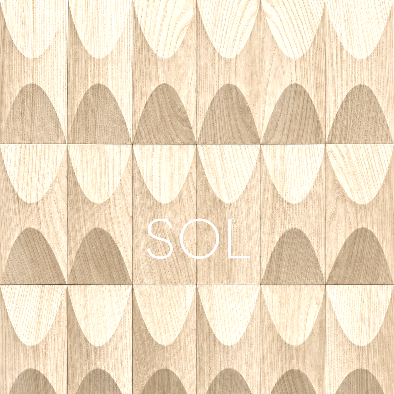 Panou decorativ 3D SOL, Frasin