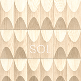 Panou decorativ 3D SOL, Frasin