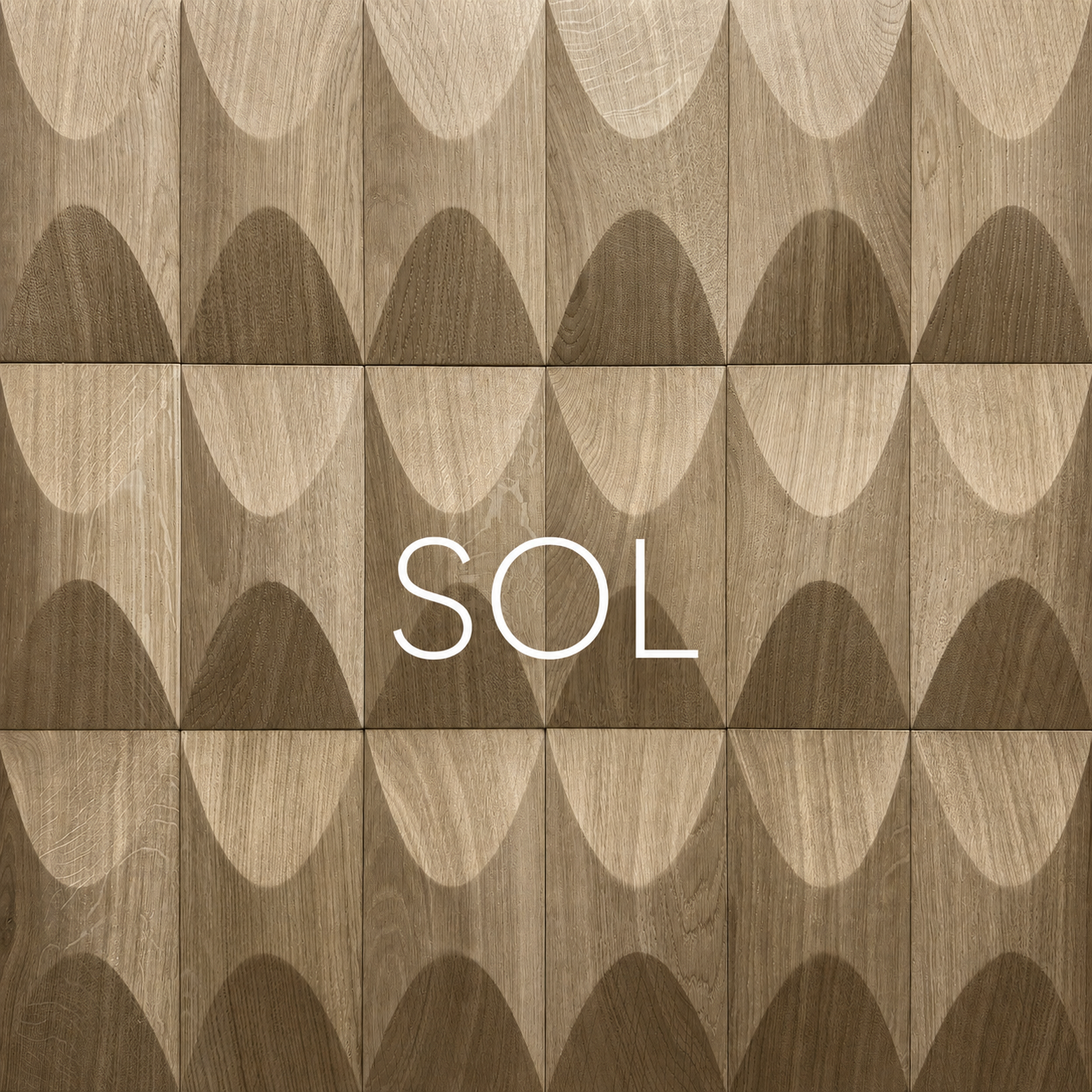 Panou decorativ 3D SOL, Stejar