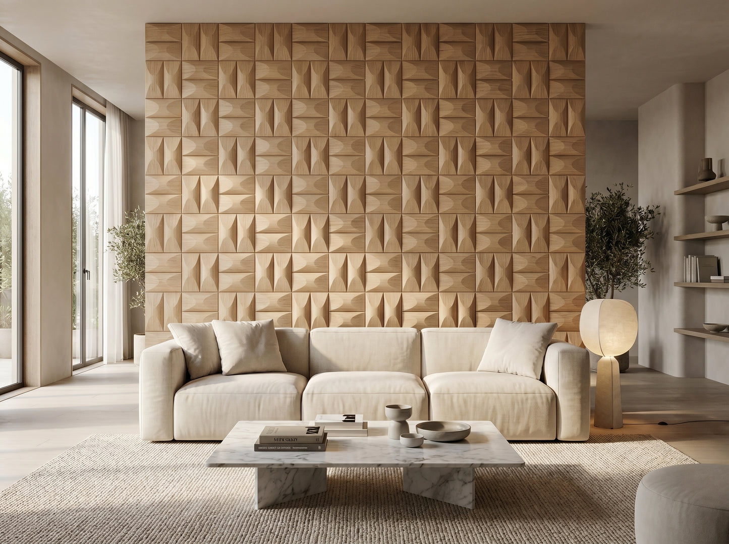 Panou decorativ 3D SOL, Stejar