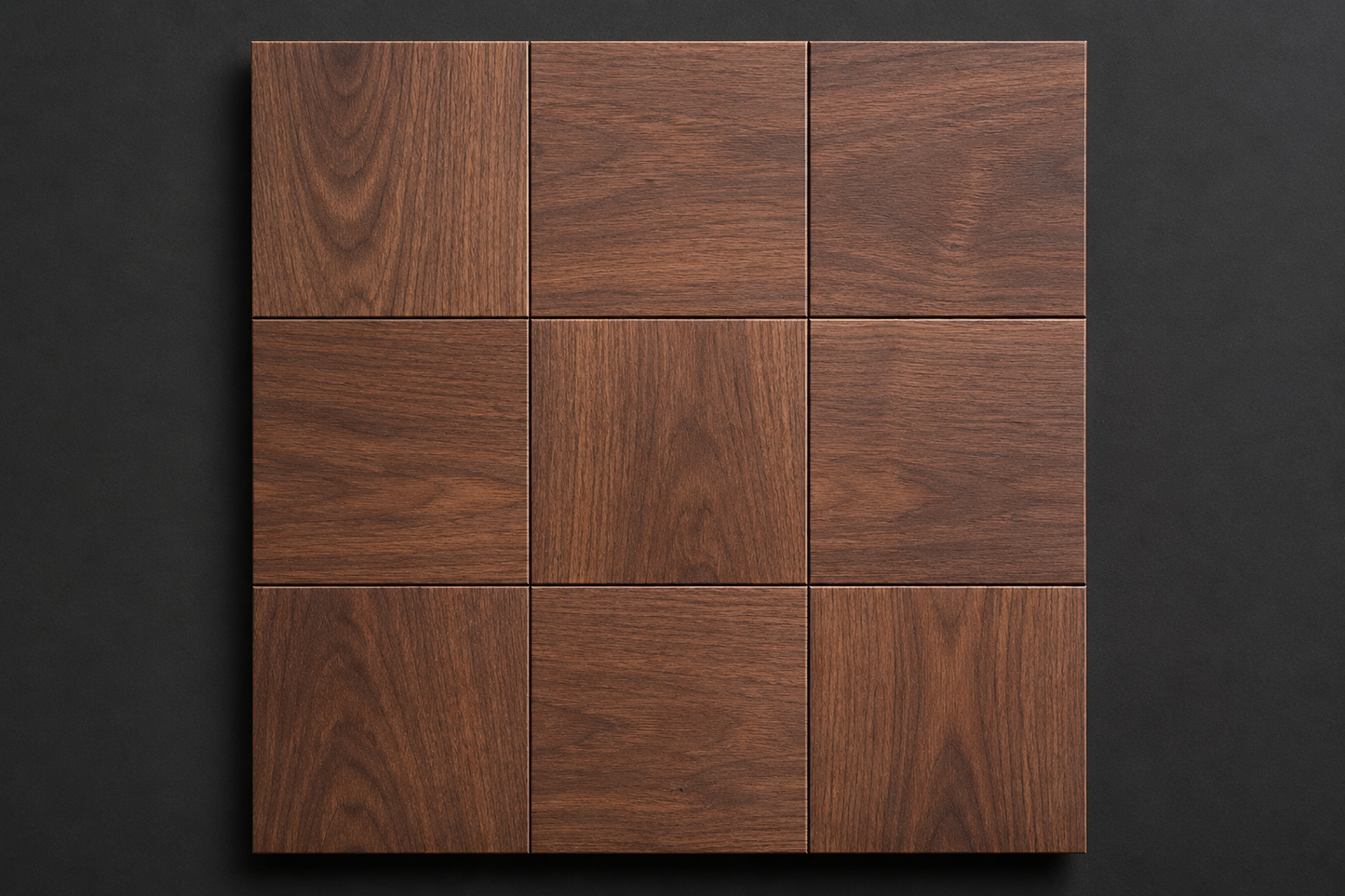 Panou decorativ 2D TRIANGLE, CARO, SQUARE, Nuc American