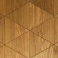 Panou decorativ 2D TRIANGLE, CARO, SQUARE, Stejar