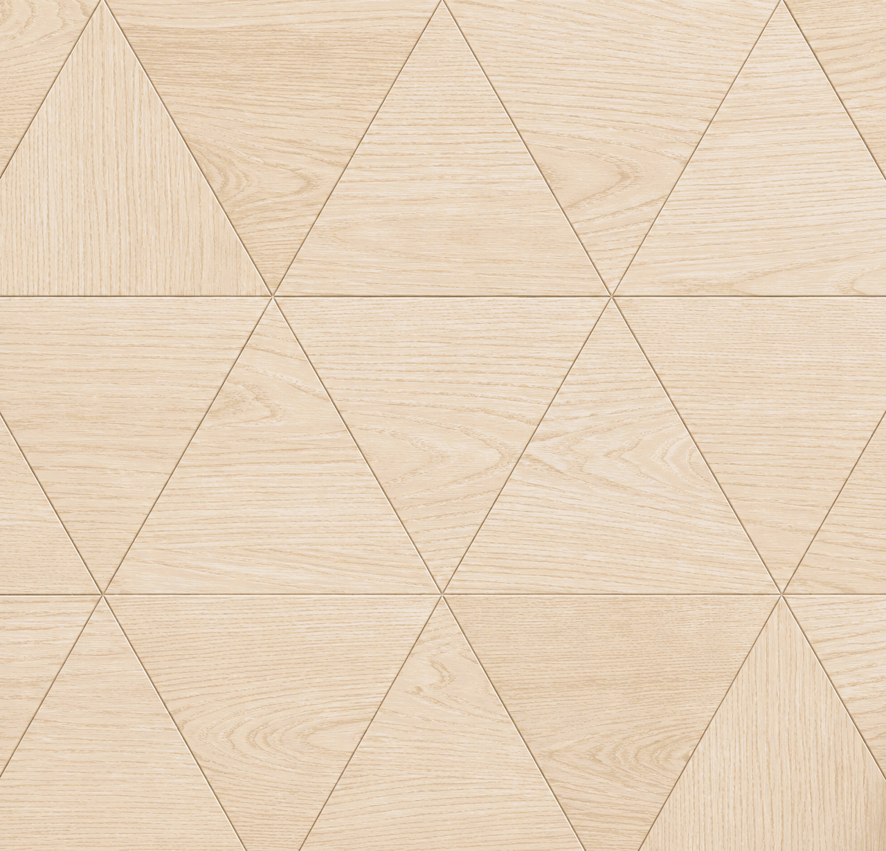 Panou decorativ 2D TRIANGLE, CARO, SQUARE,  Frasin
