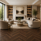 Parchet stratificat stejar, Chevron 12x100x600 mm, Clasa Select, RAVEN